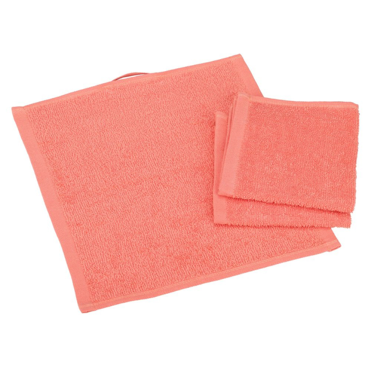 Zestaw ręczników SPA 30x30cm, 3szt koralowy RAVI